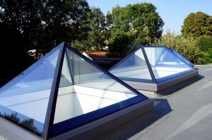 Pyramid Roof Glass