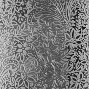 flower lace pattern in glass