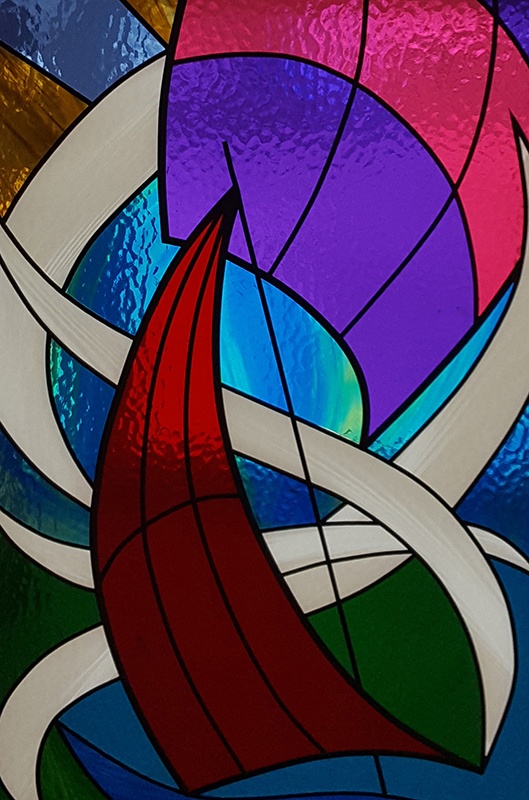 colourful stained glass