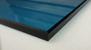 tinted glass bevelled edge
