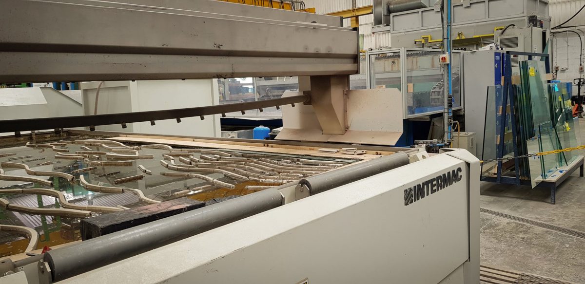 Water Jet Glass Cutting