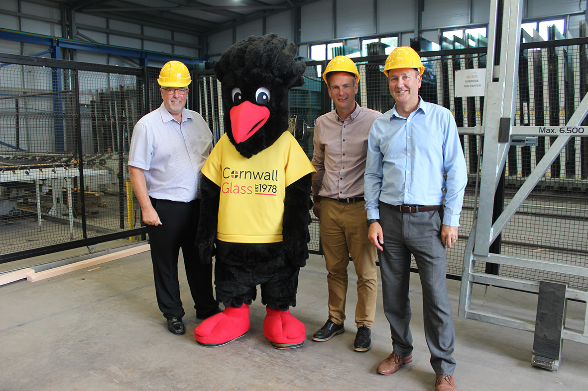 Manufacturing Directors with large bird