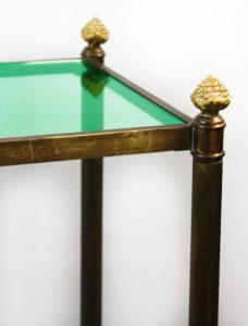 Console table glass top